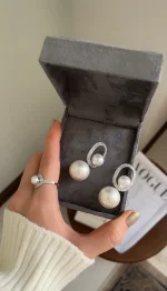 گوشواره باگتی مرواریدی - تصویر 3