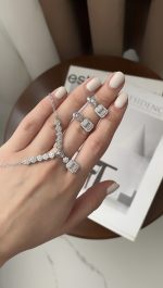 نیمست نگین مربع - تصویر 2