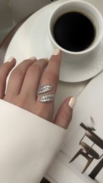 انگشتر گندمی چپ و راستی
