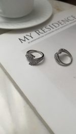انگشتر طرح جواهر چپ و راستی - تصویر 4