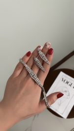 سرویس نگین دار طرح V - تصویر 2