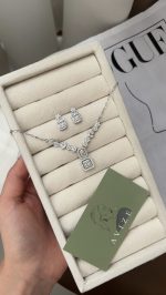 نیمست نگین دار دو مربع - تصویر 2