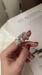 انگشتر زنانه چند ردیفه ی باگتی - تصویر 2